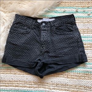 Brandy Melville Polka Dot Black Shorts